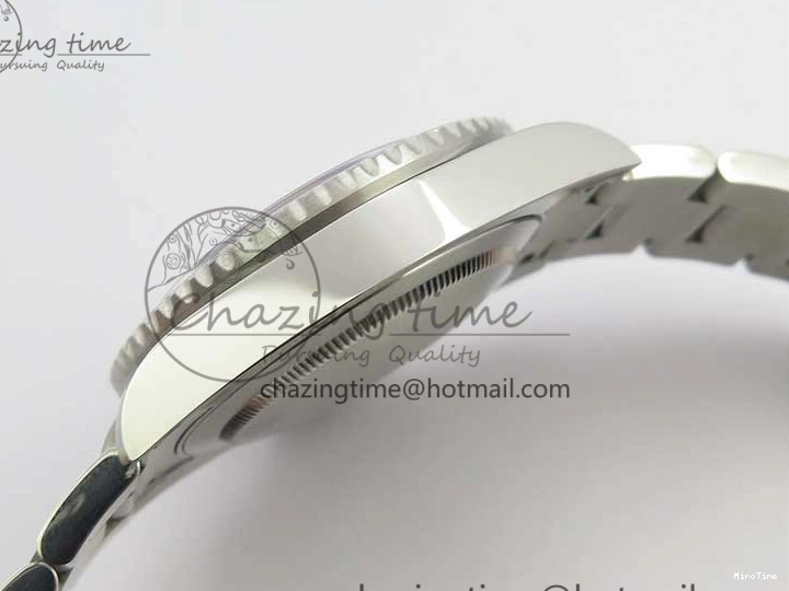 MiroTime 0417 Breathable GMT Master II 116719 BLRO Real Ceramic 904L SS GMF 1:1 Best Edition Black Dial on Bracelet A3186 (Correct Hand Stack) 3243